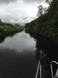 Ausfahrt der zweiten Schleuse