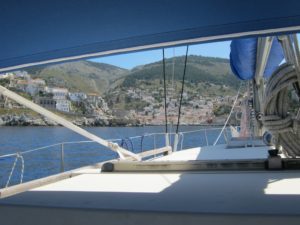 Die Einfahrt zum Theater