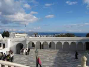 Aussicht über die Stadt Tinos