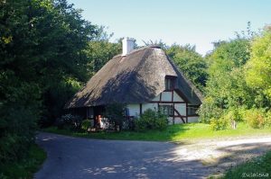 Dänische Tradition, das Strohdach