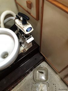 Ein kleiner Fisch im Schlauch